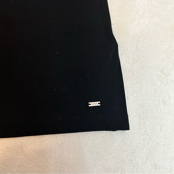 Tommy Hilfiger | Black Cowl Neck Fitted Long Sleeve Top Size M - Picture 5 of 8